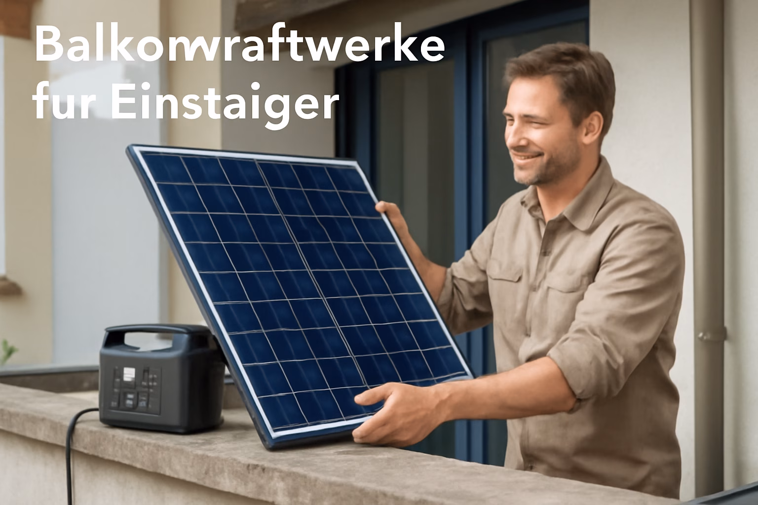 Balkonkraftwerke für Einsteiger 16 Balkonkraftwerk einsteiger – passendes Artikelbild