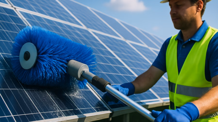 Effiziente und gründliche Reinigung Ihrer Photovoltaik-Anlage