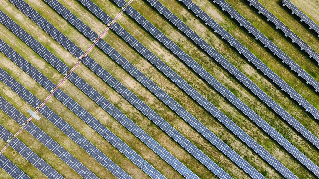Solarmodulfeld als großer PV-Generator